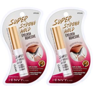 Kiss i Envy Eyelash Adhesive Super Strong Hold Clear - Eyelash Adhesive Kiss i Envy Eyelash Adhesive Super Strong Hold Clear - Eyelash Adhesive