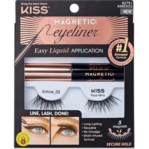 KISS Magnetische Eyeliner Set - Herbruikbare Magnetische Wimpers KISS Magnetische Eyeliner Set - Herbruikbare Magnetische Wimpers
