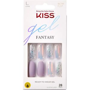 Kiss Regenbogenringe Künstliche Nägel - Lange Sargform - Lila Gel Kiss Regenbogenringe Künstliche Nägel - Lange Sargform - Lila Gel