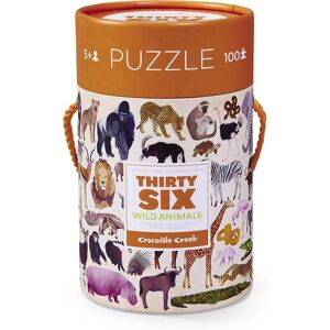 Crocodile Creek Modèle 4054-2 Puzzle Animaux Sauvages - 100 pcs - Publicité Crocodile Creek Modèle 4054-2 Puzzle Animaux Sauvages - 100 pcs - Publicité