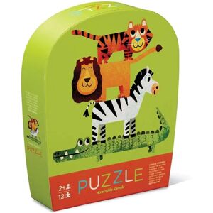 Crocodile Creek Mini Puzzel Jungle Friends - 12 Stukjes Crocodile Creek Mini Puzzel Jungle Friends - 12 Stukjes