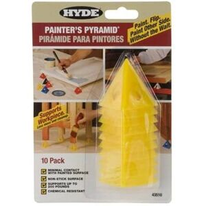 Hyde Pyramids pour peintres 10 pièces - Points pyramides jaunes - Publicité Hyde Pyramids pour peintres 10 pièces - Points pyramides jaunes - Publicité