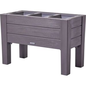 Step2 Lakewood Jardinière Sur Pieds - Cèdre Foncé - 49,5x99,1x66cm - Potager - Publicité Step2 Lakewood Jardinière Sur Pieds - Cèdre Foncé - 49,5x99,1x66cm - Potager - Publicité