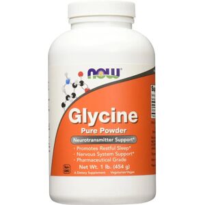 Now Foods Glycine 454g - Pure Powder Supplement for Sleep & Wellness Now Foods Glycine 454g - Pure Powder Supplement for Sleep & Wellness