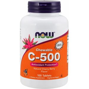 NOW Foods Vitamina C-500 Masticabile alla Ciliegia - Vitamine e Integratori NOW Foods Vitamina C-500 Masticabile alla Ciliegia - Vitamine e Integratori
