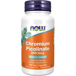 Now Foods Picolinato de Cromo 200 mcg - Cápsulas Vegetarianas - Suplemento Alimentar Now Foods Picolinato de Cromo 200 mcg - Cápsulas Vegetarianas - Suplemento Alimentar