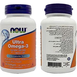 Now Foods Ultra Omega-3 Softgels - 90 pcs Now Foods Ultra Omega-3 Softgels - 90 pcs
