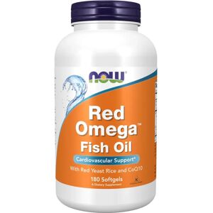Now Foods Red Omega - Red Yeast Rice with CoQ10 - 180 Softgels Now Foods Red Omega - Red Yeast Rice with CoQ10 - 180 Softgels