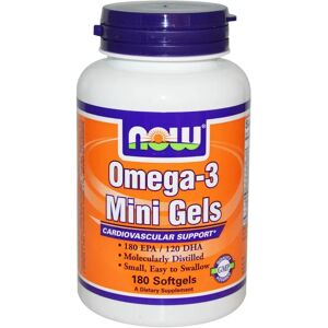 NOW Foods Omega-3 Mini Gels - 180 softgels NOW Foods Omega-3 Mini Gels - 180 softgels