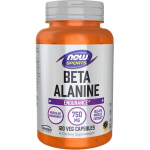 Now Foods Beta-Alanina - 750mg - Resistenza - 120 Capsule Vegane Now Foods Beta-Alanina - 750mg - Resistenza - 120 Capsule Vegane