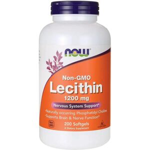 NOW Foods Lecytyna 1200 Mg Nicht-GMO Nahrungsergänzung - 200 Kapseln NOW Foods Lecytyna 1200 Mg Nicht-GMO Nahrungsergänzung - 200 Kapseln