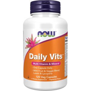NOW Foods Daily Vits Multivitamins & Minerals - 120 Veggie Capsules NOW Foods Daily Vits Multivitamins & Minerals - 120 Veggie Capsules