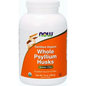 NOW Foods Organic Whole Psyllium Husk - Dietary Supplement NOW Foods Organic Whole Psyllium Husk - Dietary Supplement