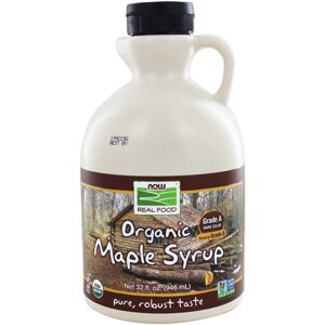 NOW Foods Organic Maple Syrup Dark - Grade B NOW Foods Organic Maple Syrup Dark - Grade B
