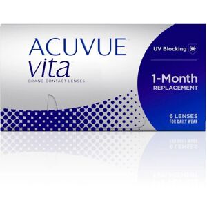 Lentes de contacto mensuales Acuvue Vita de Johnson & Johnson - Alta permeabilidad al oxígeno Lentes de contacto mensuales Acuvue Vita de Johnson & Johnson - Alta permeabilidad al oxígeno