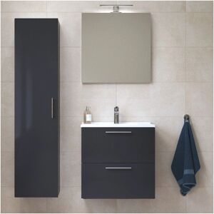 Conjunto de Muebles de Baño Vitra Mia - Antracita Conjunto de Muebles de Baño Vitra Mia - Antracita