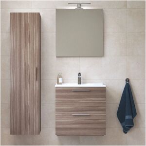 Conjunto de baño Mia de Vitra - Espejo, lavabo, iluminación LED Conjunto de baño Mia de Vitra - Espejo, lavabo, iluminación LED