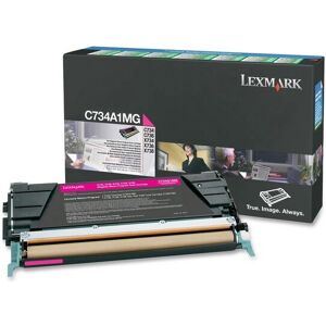 Lexmark C734A1MG Magenta Toner Cartridge - Printer Supplies Lexmark C734A1MG Magenta Toner Cartridge - Printer Supplies