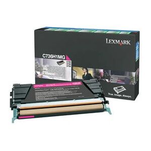 Lexmark C736H1MG Magenta Toner - C736 Series - 10,000 Pages Lexmark C736H1MG Magenta Toner - C736 Series - 10,000 Pages