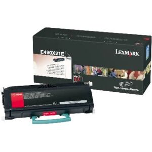 Lexmark E460X21E Toner - Hochkapazität - Original Schwarz Lexmark E460X21E Toner - Hochkapazität - Original Schwarz