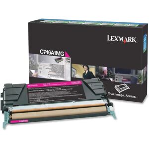 Lexmark C746A1MG Magenta Toner Cartridge - Printer Supplies Lexmark C746A1MG Magenta Toner Cartridge - Printer Supplies