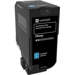 Cartouche de toner Lexmark 74C2SCE Cyan - 7K - Original pour CS720de, CS720dte, CS725de, CS725dte, CX725de, CX725dhe, CX725dth - Publicité Cartouche de toner Lexmark 74C2SCE Cyan - 7K - Original pour CS720de, CS720dte, CS725de, CS725dte, CX725de, CX725dhe, CX725dth - Publicité