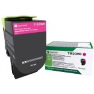Lexmark 71B20M0 Magenta Toner Cartridge - Toner Cartridge Lexmark 71B20M0 Magenta Toner Cartridge - Toner Cartridge