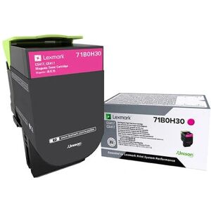 Toner magenta Lexmark 71B0H30 - Haute capacité - Original - Publicité Toner magenta Lexmark 71B0H30 - Haute capacité - Original - Publicité