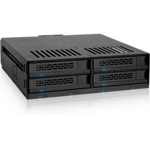 Icy Dock MB324SP-B 4-bay SATA/SAS mobillager - Diskarray Icy Dock MB324SP-B 4-bay SATA/SAS mobillager - Diskarray