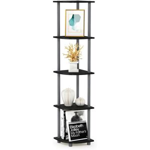 Furinno Turn-N-Tube 5 Tier Corner Display Rack - Shelving Unit Furinno Turn-N-Tube 5 Tier Corner Display Rack - Shelving Unit