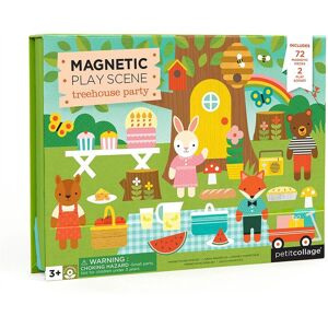 Petit Collage Magnetic Play Scene Treehouse - Portable Scene Set - Ages 3+ Petit Collage Magnetic Play Scene Treehouse - Portable Scene Set - Ages 3+