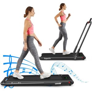 Costway Elektrisches Laufband 1-12 km/h LED Display Klappbares Heimtrainer Fitnessgerät 120kg Schwarz Costway Elektrisches Laufband 1-12 km/h LED Display Klappbares Heimtrainer Fitnessgerät 120kg Schwarz