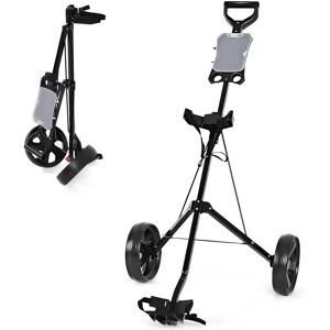 Chariot de golf Costway avec sangle réglable - Pliable, durable, léger - Publicité Chariot de golf Costway avec sangle réglable - Pliable, durable, léger - Publicité