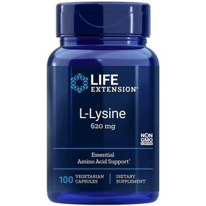 Life Extension L-Lysine 620 mg Vegetarian Capsules - Dietary Supplements Life Extension L-Lysine 620 mg Vegetarian Capsules - Dietary Supplements