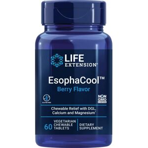 Life Extension EsophaCool Berry Chewable Tablets - Digestive Support Life Extension EsophaCool Berry Chewable Tablets - Digestive Support
