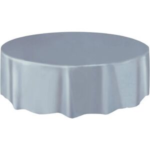 Unique Party - 50034 - Argent - Rond - Nappe jetable - Publicité Unique Party - 50034 - Argent - Rond - Nappe jetable - Publicité