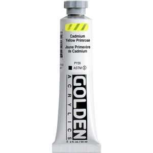 Golden Series 7 Cadmium Primrose Acrylic Paints - Heavy Body, 60ml Golden Series 7 Cadmium Primrose Acrylic Paints - Heavy Body, 60ml