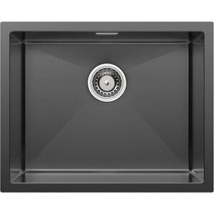 Fregadero de Cocina en Acero Inoxidable AURALUM con Rebose - Duradero y Elegante Fregadero de Cocina en Acero Inoxidable AURALUM con Rebose - Duradero y Elegante