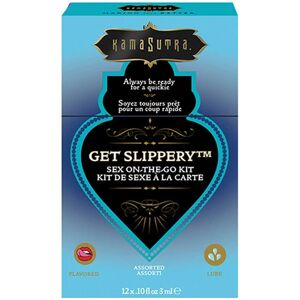 Kama Sutra Slippery 3 ml Glijmiddel - Waterbasis Kama Sutra Slippery 3 ml Glijmiddel - Waterbasis