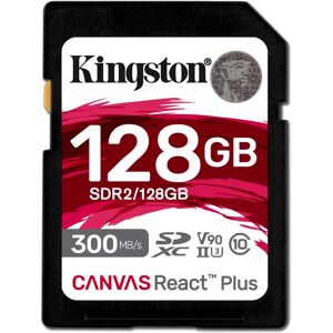 Kingston Canvas React Plus V90 SD - SDXC 128GB Kingston Canvas React Plus V90 SD - SDXC 128GB