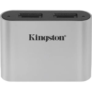 Kingston Technology Workflow MicroSD Leser - Schwarz, Silber Kingston Technology Workflow MicroSD Leser - Schwarz, Silber