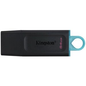 Kingston DataTraveler Exodia USB Flash Drive - 64GB, Black, Turquoise - USB flash drive Kingston DataTraveler Exodia USB Flash Drive - 64GB, Black, Turquoise - USB flash drive