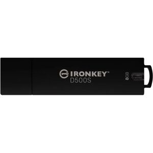 Kingston IronKey D500S Clé USB - 8GB, Noir - Stockage Sécurisé - Publicité Kingston IronKey D500S Clé USB - 8GB, Noir - Stockage Sécurisé - Publicité