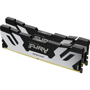 Kingston FURY Renegade 64GB DDR5-6400 Paměť - Černá, Stříbrná - Paměťový Modul Kingston FURY Renegade 64GB DDR5-6400 Paměť - Černá, Stříbrná - Paměťový Modul