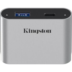 Kingston WFS-USB Hub USB & Lecteur de Cartes - USB 3.2 Gen 1 - Argent Kingston WFS-USB Hub USB & Lecteur de Cartes - USB 3.2 Gen 1 - Argent