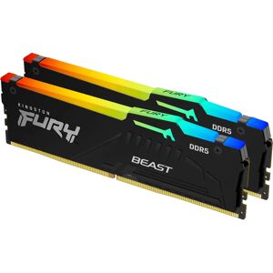 Kingston FURY Beast RGB DDR5 Memory 32GB - Gaming RAM Kingston FURY Beast RGB DDR5 Memory 32GB - Gaming RAM
