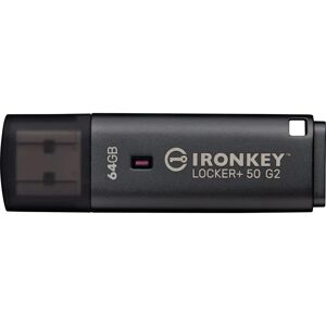 Kingston IronKey Locker+ 50 G2 USB μνeφάκη - USB Type-A 3.2 Gen 1 - Μαύρο Kingston IronKey Locker+ 50 G2 USB μνeφάκη - USB Type-A 3.2 Gen 1 - Μαύρο