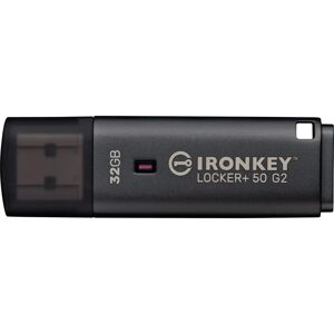 Kingston IronKey Locker+ 50 G2 USB-Flashdrive - USB Typ-A 3.2 Gen 1 - Schwarz Kingston IronKey Locker+ 50 G2 USB-Flashdrive - USB Typ-A 3.2 Gen 1 - Schwarz