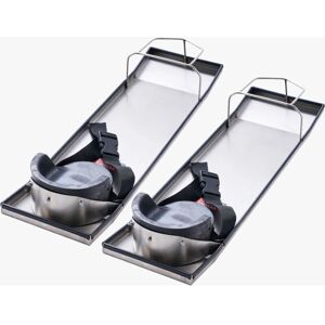 VEVOR Concrete Knee Boards - 28x8 inches, Stainless Steel, with Knee Pads VEVOR Concrete Knee Boards - 28x8 inches, Stainless Steel, with Knee Pads
