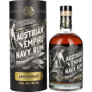 Rhum Austrian Empire Navy Anniversaire - 23 Ans Barbados - Publicité Rhum Austrian Empire Navy Anniversaire - 23 Ans Barbados - Publicité